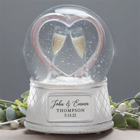 Snow Globe Wedding Invitation Template