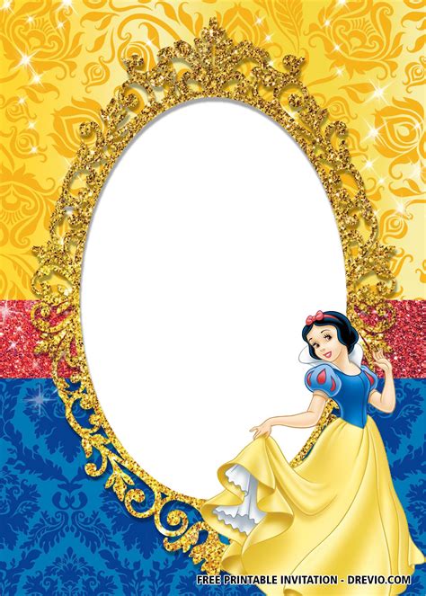 Snow White Castle Invitation