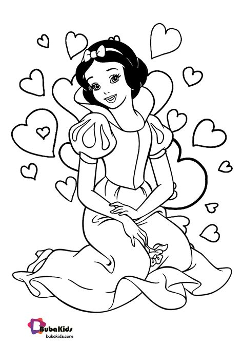 Snow White Coloring Page