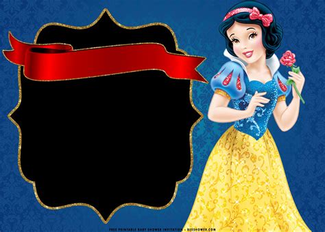 Snow White Invitation Templates