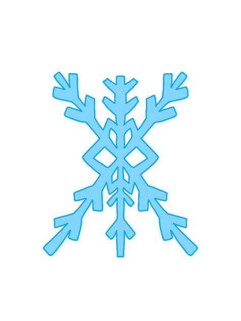 Delicate Snowflake with Intricate Patterns