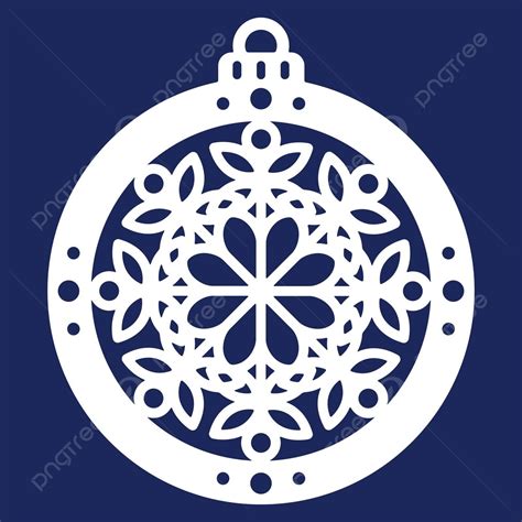 Snowflake Ball Template