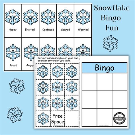 Snowflake Bingo Card