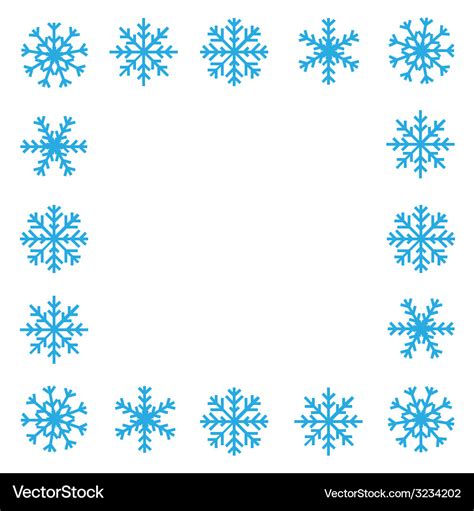 Snowflake Border