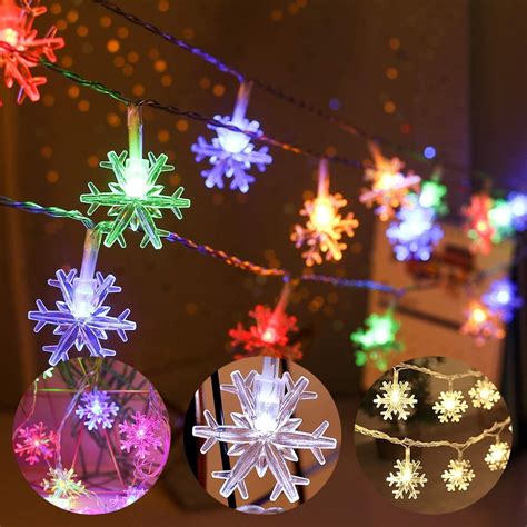 Snowflake Christmas Lights