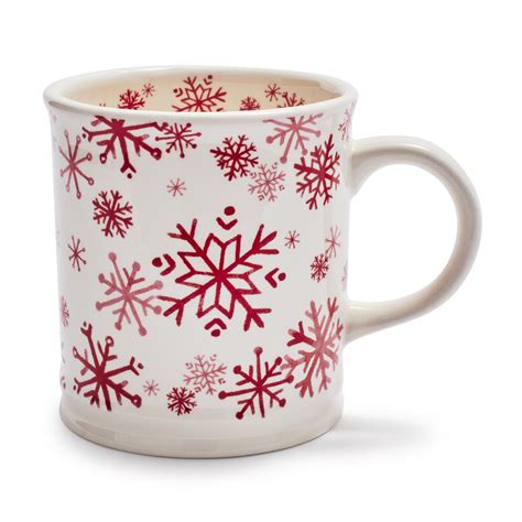 Snowflake Christmas Mug