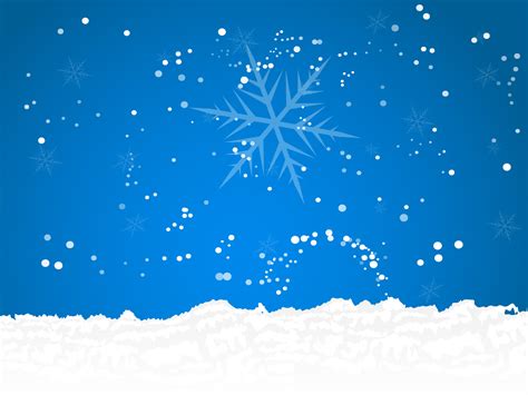 Snowflake Christmas PPT Template