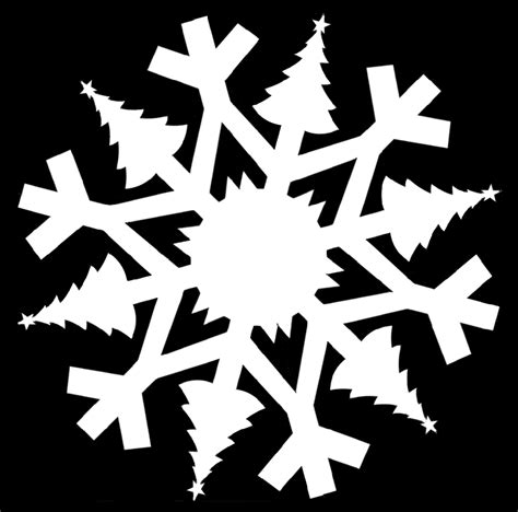 Snowflake Christmas Template