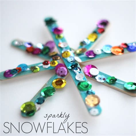 Snowflake crafts for kids