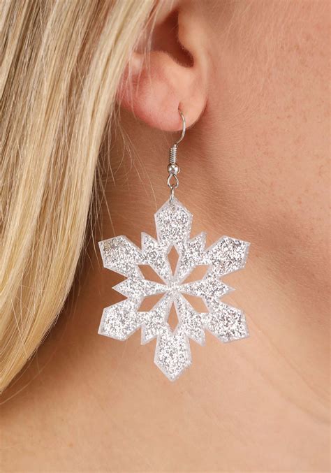 Snowflake Earrings Template