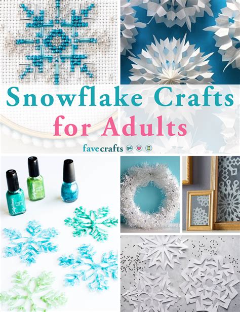 Snowflake Ideas for Adults