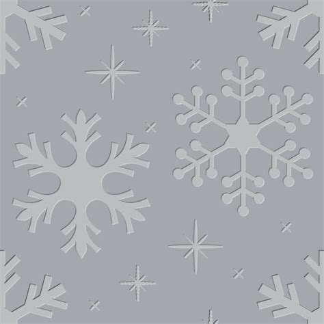 Snowflake letterpress design