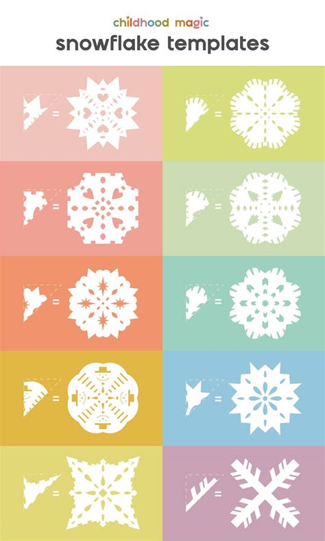 Snowflake Magic Template