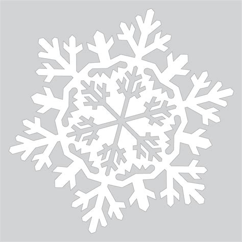 Snowflake Ornament Template