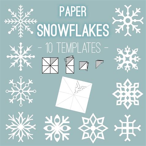 Snowflake Template 10