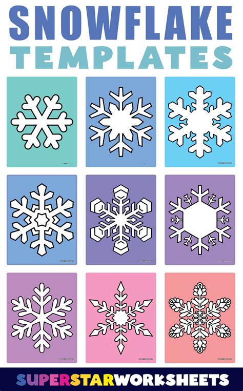 Snowflake Template 2