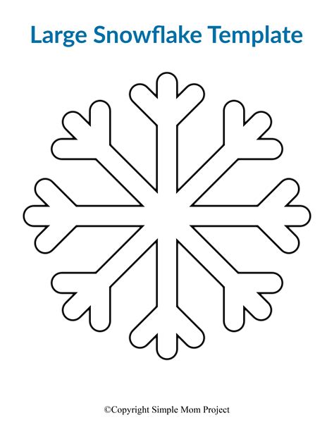 Snowflake Template 3