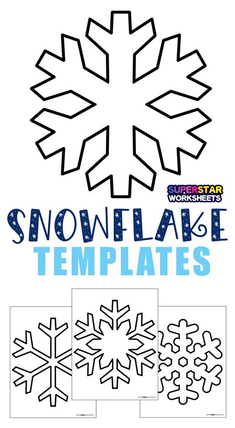 Snowflake Templates for Kids