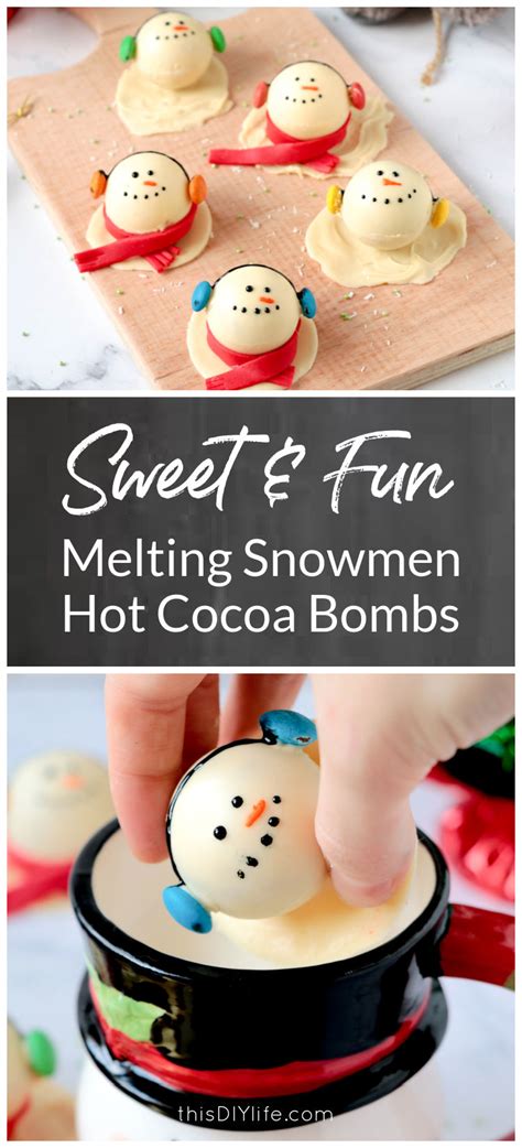 Snowman Fun Hot Cocoa Bomb Tag