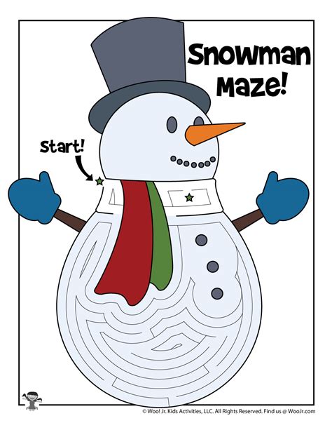 Snowman Maze