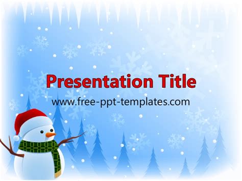 Snowman PowerPoint Template