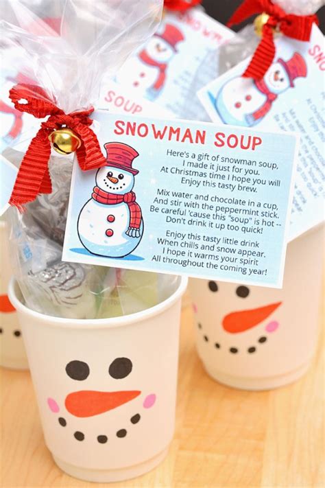 Snowman soup