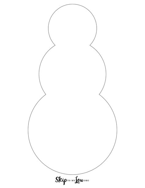 Snowman Template