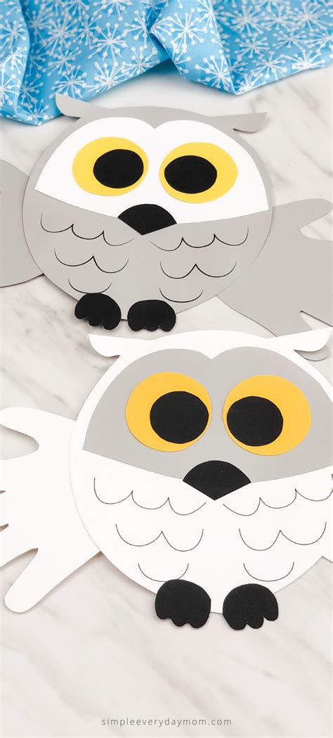 Snowy Owl Template 9