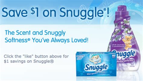 Snuggle coupon codes for soft laundry