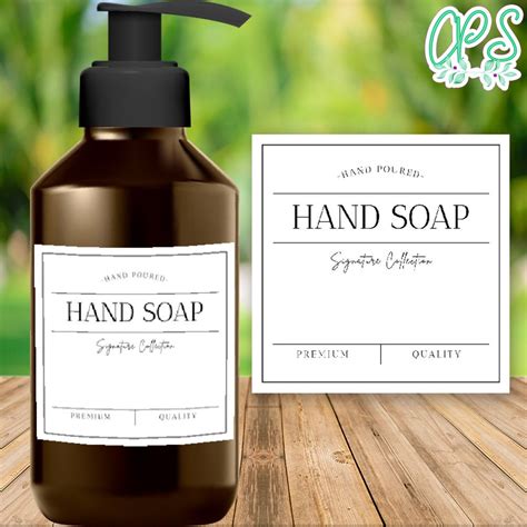 Soap Label Template Design 8