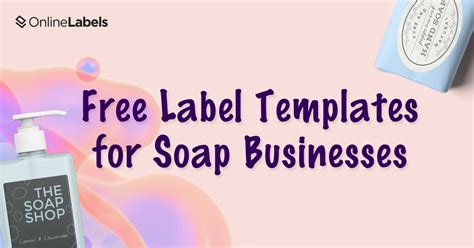 Soap Label Template Design Basics