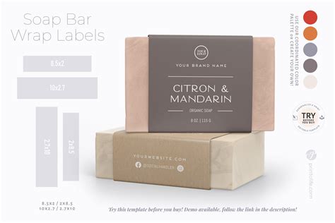 Soap Label Template Gallery 4