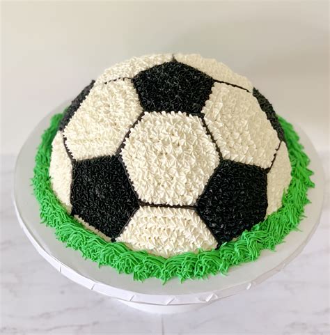 Soccer ball cake template