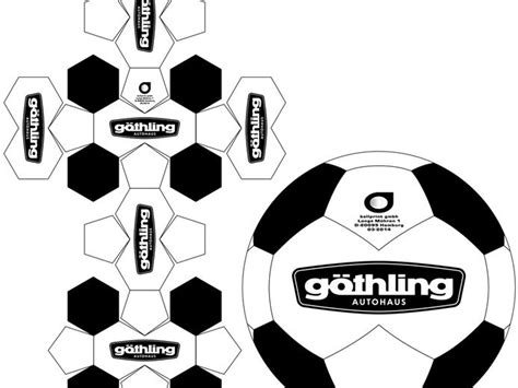 Soccer Ball Template Designs for Adults