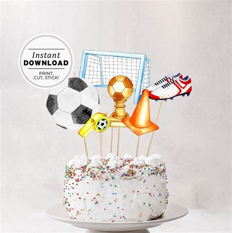 Soccer cake template download