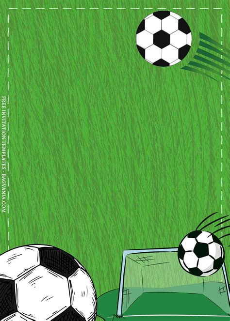 Soccer cleat invitation template