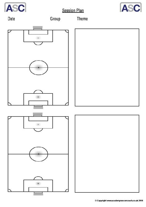 Soccer Coaching Template