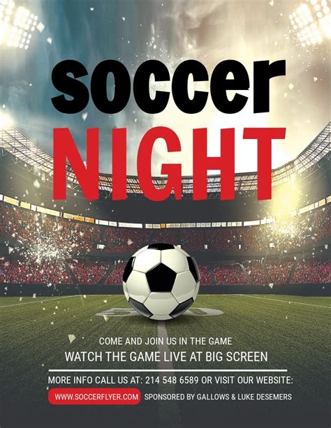 Soccer Flyer Template