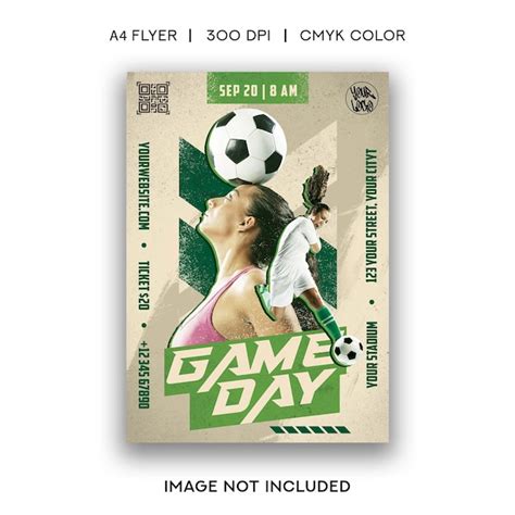 Soccer game day template image 1