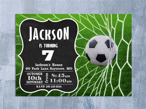 Soccer Invitation Template 7