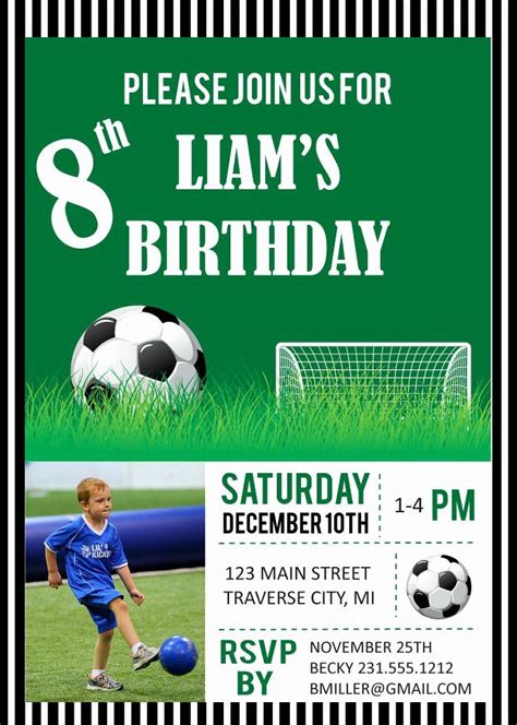 Soccer Invitation Template 9