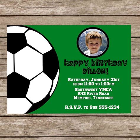 Soccer invitations templates gallery 6