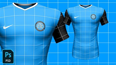 Soccer Jersey Template in PSD