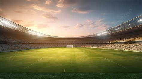 Soccer Stadium Background Template