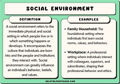 Creating a positive social environment