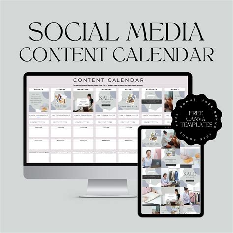 Social Media Content Calendar