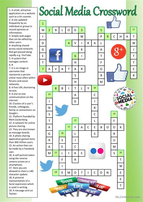 Social media crossword communities