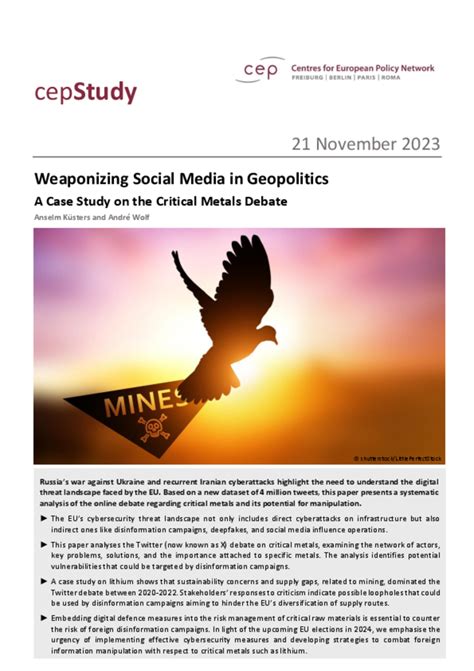 Social media and geopolitics