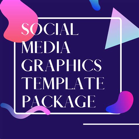 A social media graphic template can help you create engaging social media content