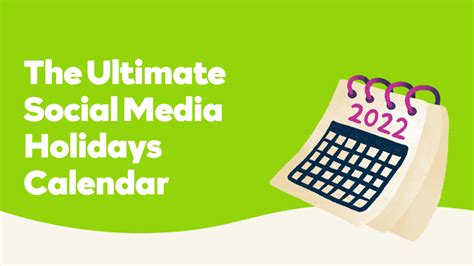 Social Media Holiday Calendar